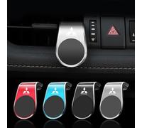 ZhMG63 Phone Holder Universal Car Phone Stand for Mitsubishi Pajero Outlander Fortis Eclipse Cross Lancer,Car Mobile Phone Holder.,D-Silver