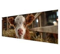 Zhngxogg Diamond Painting Kits for Adults, Ox Diamond Art Kits Adults, 5D Animal Large DIY Full Drill Embroidery Gem Art Crafts Painting for Christmas Home Decor and Gifts 50x150cm (19.7x59in) B-66