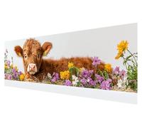 Zhngxogg Diamond Painting Kits for Adults, Ox Diamond Art Kits Adults, 5D Flower Large DIY Full Drill Embroidery Gem Art Crafts Painting for Christmas Home Decor and Gifts 40x120cm (15.7x47.2in) P-30