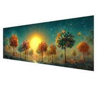 Zhngxogg Large Diamond Art Landscape, 5D Diamond Painting Kits for Adults Tree, DIY Full Drill Paint by Numbers Gems Crystal Art Kits for Adults, for Home Christmas Wall Decor Painting, 40x120cm E-89