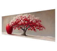 Zhngxogg Large Diamond Art Winter, 5D Diamond Painting Kits for Adults Tree, DIY Full Drill Paint by Numbers Gems Crystal Art Kits for Adults, for Home Christmas Wall Decor Painting, 300x100cm B-87