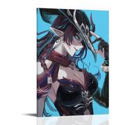 ZHNGYJNDE Genshin Impact Chasca Game Character Art Wall Art Picture Print Modern Family Room Decor 12 x 18 Inch (30 x 45 cm)