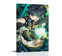 ZHNGYJNDE Genshin Impact Kinich Game Character Art Poster Decorative Painting Canvas Wall Art Living Room Poster Bedroom Painting 16 x 24 Inch (40 x 60 cm)