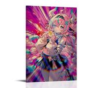 ZHNGYJNDE Genshin Impact Varesa Game Character Art Poster Decorative Painting Canvas Wall Art Living Room Poster Bedroom Painting 16 x 24 Inch (40 x 60 cm)