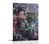 ZHNGYJNDE Genshin Impact Wriothesley Game Character Art Wall Art Picture Print Modern Family Room Decor 12 x 18 Inch (30 x 45 cm)