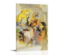 ZHNGYJNDE Genshin Impact Xilonen Game Minimalist Art Poster Decorative Painting Canvas Wall Art Living Room Poster Bedroom Painting 16 x 24 Inch (40 x 60 cm)