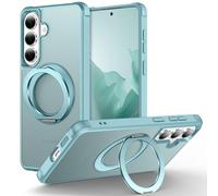 ZHOGTNEG 360° Magnetic Swivel Ring for Samsung S26 Plus case, Built-in Metal Stand and Ring Holder, Magsafe Compatible, Military Grade Protection, Shock and Vibration Resistant-Lake Blue