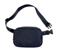 Zhoma Fashion Waist Packs, Mini Waist bag Solid Color Fanny Pack - Compact & Functional Belt Bag with Adjustable Strap for Women Man for Hiking Sports Outdoor Activities, Navy Blue, One Size