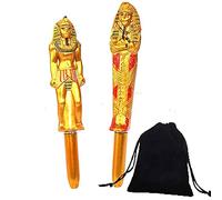 ZHome Fun Rolling Ball Pens/Egyptian Pharaoh Ballpoint Pens Finger Pen/Stationery Gift Student Gift/Office Fancy Quick-Drying Pen -Random style Good Service Random style Pack of 2 Pcs