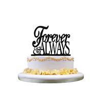 zhongfei Acrylic Wedding Cake Topper - Forever & Always