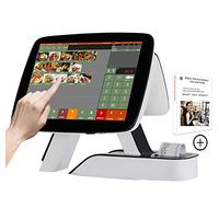 ZHONGJI A7C ALL IN ONE Smart Touch screen cash register pos system, for business restaurants retail,Built-in 2 1/4 ’’ (58mm) thermal printer