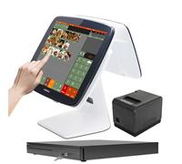 ZHONGJI Restaurants & Bar Smart Touch POS System with Printer POS Software Cash Registers SET01