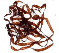 ZHONGJIUYUAN Nymph Skin Stretchable Fly Tying Material for Stonefly Dragonfly Nymph Thin Skin,6mm, 5.5 Yards,Coffee color