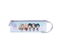 Zhongkaihua 02/Zero Two Anime Print Pencil Case 5.5 * 19.5 cm Large Capacity Cute Cartoon Print Pencil Bag for Children's Boys and Girls