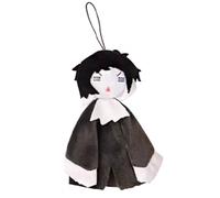 Zhongkaihua 16CM Bungo Stray Dogs Dazai Osamu Plush Figure Anime PP Cotton Cushion Soft Stuffed Furry Car Bag Home Decoration Pendant For Fans