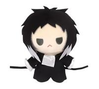 Zhongkaihua 20CM Akutagawa Ryunosuke Plush Pillow Pendant Deocr Akutagawa Ryunosuke Figure Plush Anime PP Cotton Car Bag Home Bag Keychain Decoration Gift For Fans