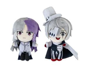 Zhongkaihua 2pcs Bungo Stray Dogs Plush Figure Sigma/Gogol Anime Plush Doll Super Cute and Soft Plush Stuffed Toy 20cm