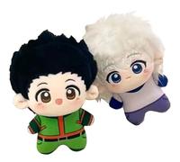 Zhongkaihua 2pcs Killua Zoldyck Gon Freecss Plush Pendants Anime Figure Soft Stuffed 12CM Bag Backpack Cute Pendant Decorations Ornaments Anime Merch Gifts