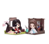 Zhongkaihua 2PCS Tian Guan Ci Fu Figure 8-9CM PVC Hua Cheng x Xie Lian Figure Action Figure Model Statue Figurine Desktop Decoration Ornaments Collectible