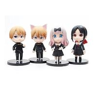 Zhongkaihua 4PCS Kaguya-sama: Love is War Figure Shinomiya Kaguya, Hayasaka Ai, Fujiwara Chika, Shirogane Miyuki Figures Set Gift for Birthday Christmas