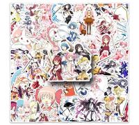 Zhongkaihua 50Pcs KanameMadoka Stickers, Waterproof Anime Stickers for Laptops, Water Bottles, Luggage, Desk, Creative Cartoon for Teens, Boys, Girls Adults, 5.5-8.5cm