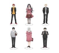 Zhongkaihua 6pcs Anime Figures Acrylic Stand Rintaro Tsumugi/Kaoru ko Waguri Figure 16CM Acrylic Standing Model Collection Desktop Decorations Gifts