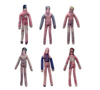 Zhongkaihua 7pcs Mizi/Sua/Till/Ivan/Hyuna/Luca Plush Human-Shaped Anime Soft Stuffed with Twistable Funny Pillow Throw Sofa Bedroom Home Decorations Collectibles Gifts