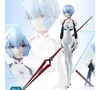 Zhongkaihua 9.05 Inch Ayanami Rei Figure- Take a Spear Style- Anime Periphery Figurine Pvc Model Statue Decoration Collectible (23cm)