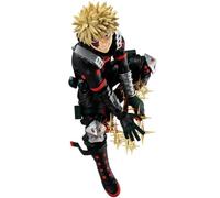 Zhongkaihua Anime Battle Figure Scarred Eye Version, Bakugou Katsuki Figure Combat Pose, PVC Collectible Desk Statue 20CM Model for MHA Fans