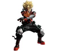 Zhongkaihua Anime Battle Figure Scarred Eye Version, Bakugou Katsuki Figure Combat Pose, PVC Collectible Desk Statue 23CM Model for MHA Fans