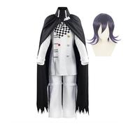 Zhongkaihua Anime Cosplay Costume Ouma Kokichi Cosplay Nagito Komaeda Cosplay Uniform Outfit Full Set Accessories Wig Costumes Halloween Carnival