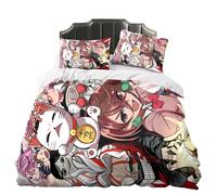 Zhongkaihua Anime Dan Da Dan Bedding 3 Piece Set, Dan Da Dan Merch Anime Characters 3D Printed Bedding Double Single King Size Duvet Pillow Cover Home Decorative