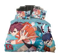 Zhongkaihua Anime Dan Da Dan Bedding 3 Piece Set, Dan Da Dan Merch Anime Characters 3D Printed Bedding Double Single King Size Duvet Pillow Cover Home Decorative