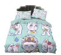 Zhongkaihua Anime Dan Da Dan Bedding 3 Piece Set, Dan Da Dan Merch Anime Characters 3D Printed Bedding Double Single King Size Duvet Pillow Cover Home Decorative