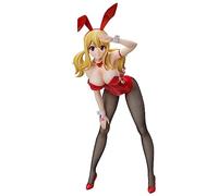 Zhongkaihua Anime Fairy Tail Figure Cartoon Character Lucy Heartfilia PVC Action Figure Oversize 38cm Standing Pose Red Silk Bunny Girl Style Statue