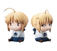 Zhongkaihua Anime Figures Altria Pendragon Figure 10CM PVC Sitting Model Statue Action Figure, Collection Desktop Decorations Gifts