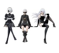 Zhongkaihua Anime Figures Game Action Figure A2/2B/9S Figure A2yorha/9Syorha/2Byorha Figure Anime Sitting Model Statue 13/15CM PVC, Collectibles Decorations 3pcs