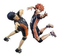 Zhongkaihua Anime Haikyuu Figures Tobio Kageyama/Hinata Shoyo Figure 26CM PVC Model 2pcs Statue Action Figure Haikyuu Figurine Collectibles Desktop Decorations Gifts