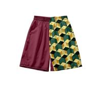Zhongkaihua Anime Kamado Tanjiro Mens Swim Shorts, Quick Dry Trunks Summer Boardshorts Short Pants,Beach Shorts 3D Printed Swim Trunks