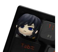 Zhongkaihua Anime Keycaps Rengoku Kyoujurou Figure Resin Keycap Custom Cute Cartoon Gaming Keyboard Mechanical Caps Personalization
