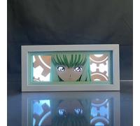 Zhongkaihua Anime Light Box Lamp LED 3D Night Light Art Cut Paper Carving, Code Geass Lelouch of The Rebellion Figure Lamp Home Room Desk Decorations
