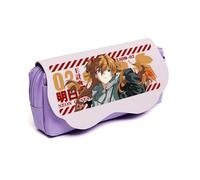 Zhongkaihua Anime Pencil Case Bag Ayanami Rei/Asuka Langley Soryu Merch Pencil Bag, Student Stationery Back to School Supplies for Kids Girls Boys Gifts