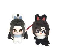 Zhongkaihua Anime Plush Wei Wu Xian/Wei Ying, Lan Wang Ji Anime Figures Pendant Cute Soft Stuffed 10CM Occasions Decorations Gifts