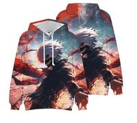Zhongkaihua Anime Tokyo Ghoul Hoodie Unisex Clothing Kaneki Ken/Kamishiro Rize/Juzo Suzuya Tokyo Ghoul Merch Hoodies Thin Long Sleeve Pullover Sweatshirt Gifts