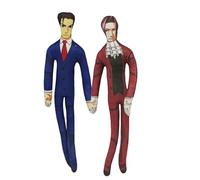 Zhongkaihua Asougi Kazuma,Maya Fey,Miles Edgeworth,Phoenix Wright Abstract Dolls Twistable Stuffed Animal with Built-in Wire Frame Anime Soft Figure Quirky and Funny Gifts