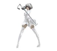 Zhongkaihua Automata 2B Figure Anime Game Character Yorha No. 2 Type B PVC Figure Action Statue Model Ornaments Collectible Gifts (White,17cm)