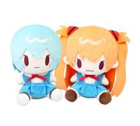 Zhongkaihua Ayanami Rei Plush Pillow Ayanami Rei Plush Figure School Uniform 28CM Anime Soft Stuffed PP Cotton Furry Cushion Christmas Home Decoration Ornament