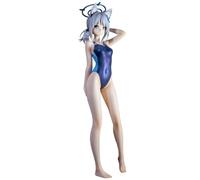 Zhongkaihua Blue Archive Sunaokami Shiroko Figure - 23CM Blue Swimsuit Style Figure PVC Model Anime Figurine Computer Desk Home Decoration for Fans