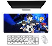 Zhongkaihua Blue Lock Mouse Pad Large 900 x 400MM Gaming Mouse Mat, Blue Lock Merch 3D Print Non-Slip Mousepad for Computer Laptop Home Office Desk