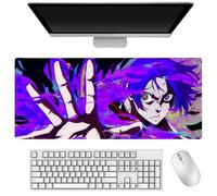 Zhongkaihua Blue Lock Mouse Pad Large 900 x 400MM Gaming Mouse Mat, Blue Lock Merch 3D Print Non-Slip Mousepad for Computer Laptop Home Office Desk